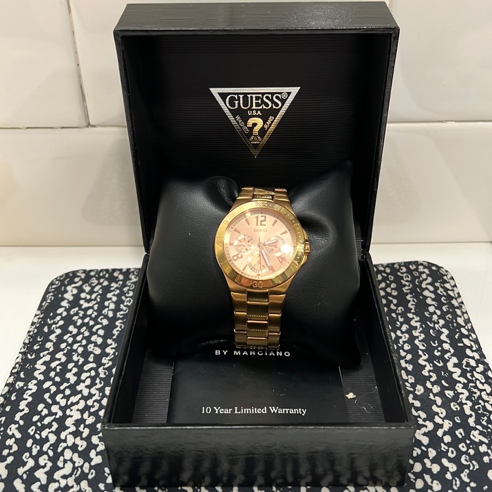 Guess USA Rose Gold Watch